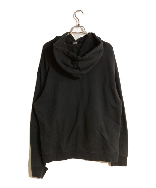 RAF SIMONS（ラフシモンズ）RAF SIMONS (ラフシモンズ) Smiley Popover Hoody ブラック サイズ:Mの古着・服飾アイテム