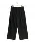 RED VALENTINO（レッドヴァレンティノ）の古着「2タックワイドパンツ」｜ブラック