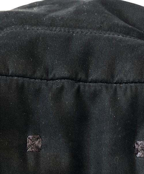 HERMES（エルメス）HERMES (エルメス) peach-skin パドックコート ブラック サイズ:38の古着・服飾アイテム