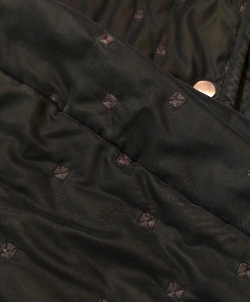 HERMES（エルメス）HERMES (エルメス) peach-skin パドックコート ブラック サイズ:38の古着・服飾アイテム