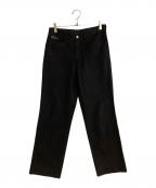 HERMESエルメス）の古着「セリエボタンコットンパンツ」｜ブラック