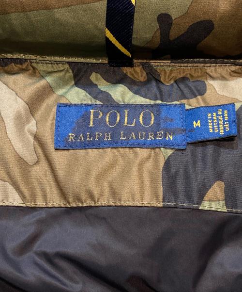 POLO RALPH LAUREN（ポロ・ラルフローレン）POLO RALPH LAUREN (ポロ・ラルフローレン) カモフラージュダウンジャケット グリーン サイズ:Mの古着・服飾アイテム