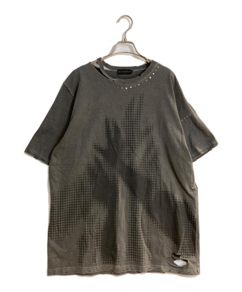 SURGERY（サージェリー）SURGERY (サージェリー) destroyed desire over t-shirts/ディストロイドディザイアオーバーティシャツ グレー サイズ:Lの古着・服飾アイテム