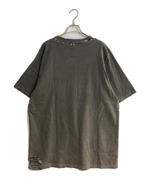 SURGERY（サージェリー）SURGERY (サージェリー) destroyed desire over t-shirts/ディストロイドディザイアオーバーティシャツ グレー サイズ:Lの古着・服飾アイテム