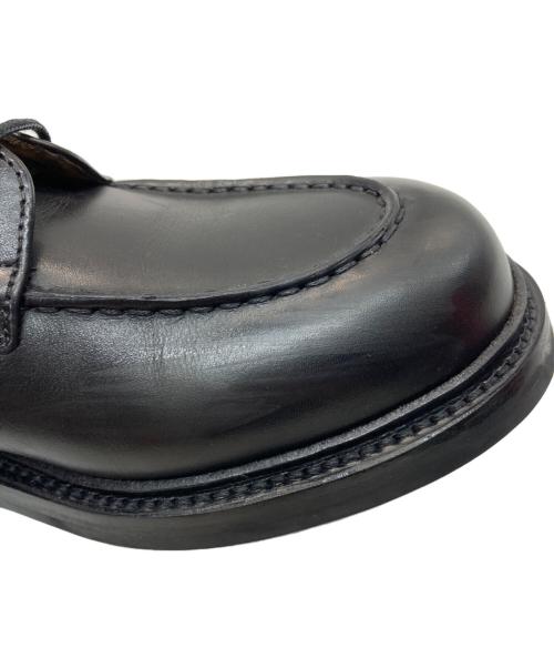 HARROGATE（ハロゲイト）HARROGATE (ハロゲイト) Uチップ レザーシューズ ブラック サイズ:6.5の古着・服飾アイテム
