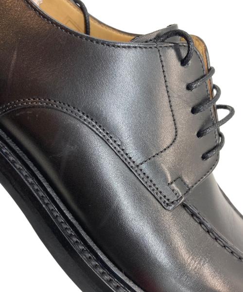 HARROGATE（ハロゲイト）HARROGATE (ハロゲイト) Uチップ レザーシューズ ブラック サイズ:6.5の古着・服飾アイテム