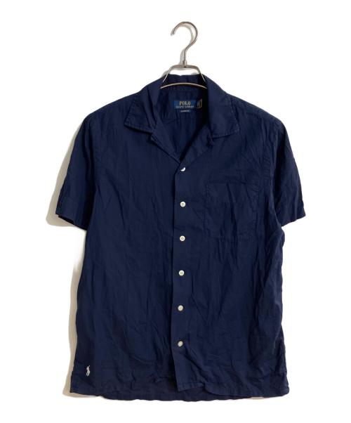 POLO RALPH LAUREN（ポロ・ラルフローレン）POLO RALPH LAUREN (ポロ・ラルフローレン) オープンカラーシャツ ネイビー サイズ:Sの古着・服飾アイテム