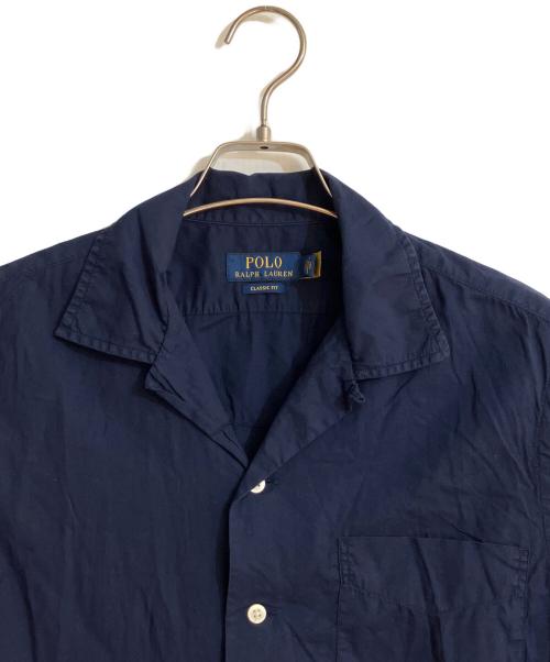 POLO RALPH LAUREN（ポロ・ラルフローレン）POLO RALPH LAUREN (ポロ・ラルフローレン) オープンカラーシャツ ネイビー サイズ:Sの古着・服飾アイテム