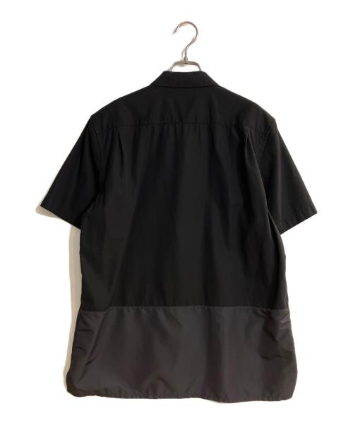 PAUL SMITH（ポールスミス）PAUL SMITH (ポールスミス) 切替オープンカラーシャツ ブラック サイズ:Ｌの古着・服飾アイテム