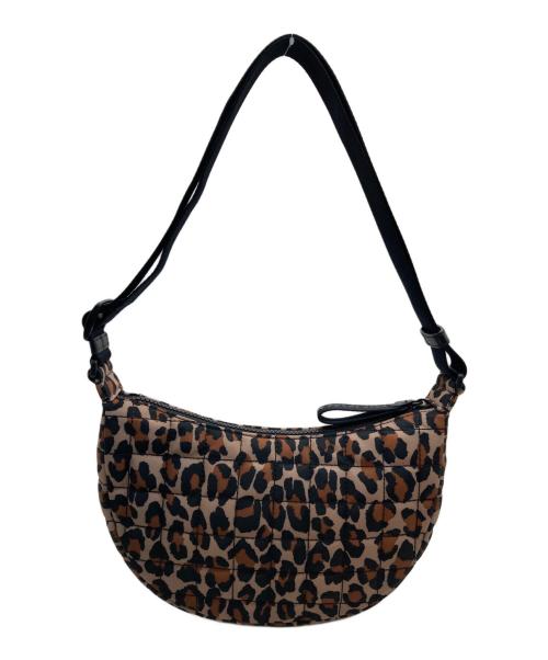 Kate Spade（ケイトスペード）Kate Spade (ケイトスペード) レオパードワンショルダーバッグ ブラック×ブラウンの古着・服飾アイテム