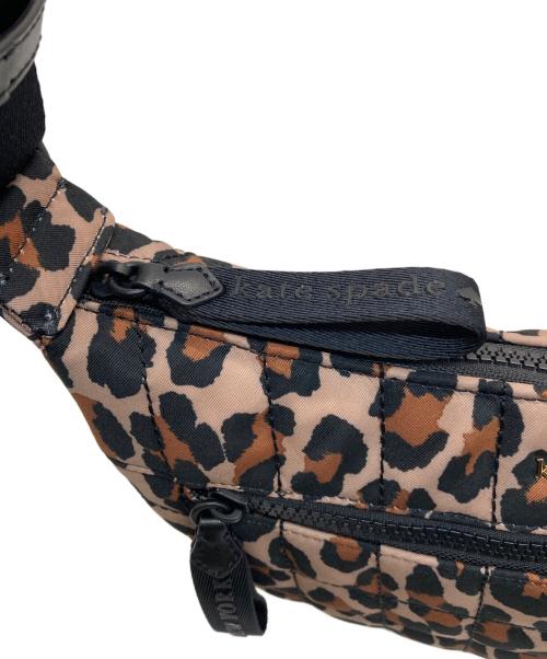 Kate Spade（ケイトスペード）Kate Spade (ケイトスペード) レオパードワンショルダーバッグ ブラック×ブラウンの古着・服飾アイテム