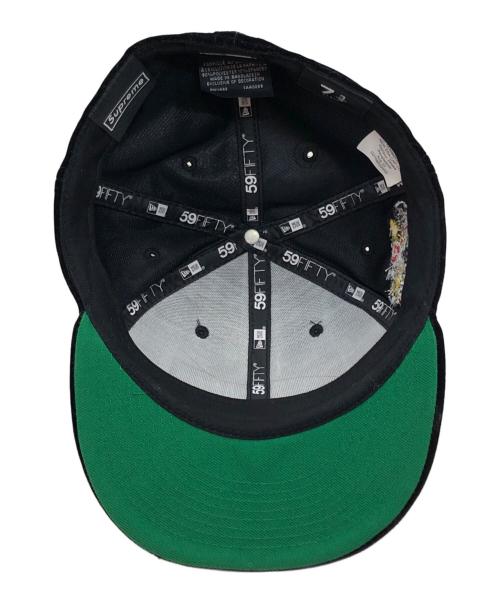 SUPREME（シュプリーム）Supreme (シュプリーム) New Era (ニューエラ) Velour Box Logo/ベロアボックスロゴ ブラック サイズ:7 3/4の古着・服飾アイテム