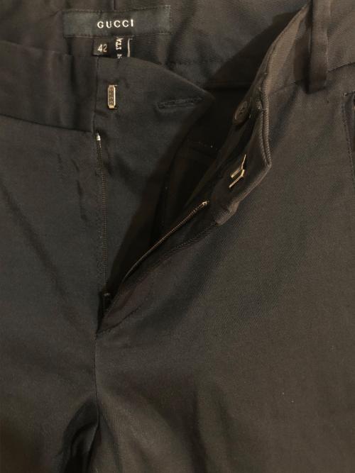 GUCCI（グッチ）GUCCI (グッチ) ナイロンテーパードパンツ ブラック サイズ:Ｌの古着・服飾アイテム