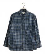 CAL O LINEキャルオーライン）の古着「チェックシャツ」｜ブルー