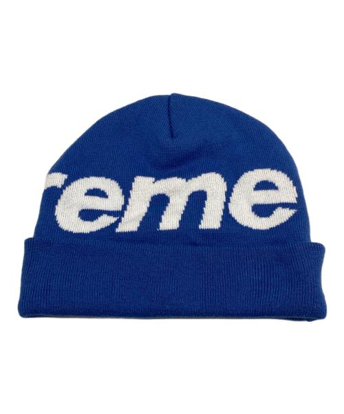 SUPREME（シュプリーム）Supreme (シュプリーム) BIG LOGO BEANIE/ビッグロゴビーニー ブルーの古着・服飾アイテム