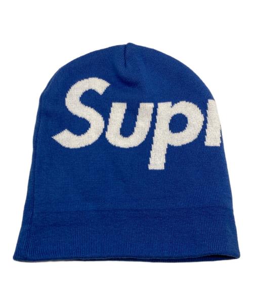 SUPREME（シュプリーム）Supreme (シュプリーム) BIG LOGO BEANIE/ビッグロゴビーニー ブルーの古着・服飾アイテム