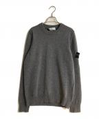 STONE ISLANDストーンアイランド）の古着「クルーネックニット」｜グレー