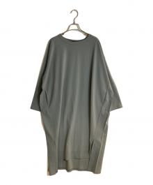 mizuiro-ind（ミズイロインド）の古着「ロングスリーブワンピース」｜グリーン