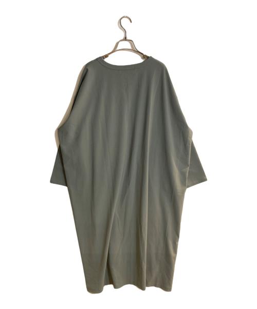 mizuiro-ind（ミズイロインド）mizuiro-ind (ミズイロインド) ロングスリーブワンピース グリーン サイズ:不明の古着・服飾アイテム