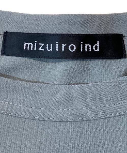 mizuiro-ind（ミズイロインド）mizuiro-ind (ミズイロインド) ロングスリーブワンピース グリーン サイズ:不明の古着・服飾アイテム