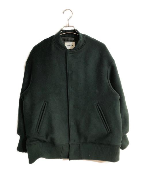 ZUCCA（ズッカ）ZUCCA (ズッカ) ウールスタジャン グリーン サイズ:Mの古着・服飾アイテム