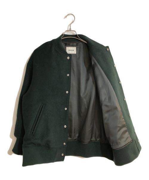 ZUCCA（ズッカ）ZUCCA (ズッカ) ウールスタジャン グリーン サイズ:Mの古着・服飾アイテム