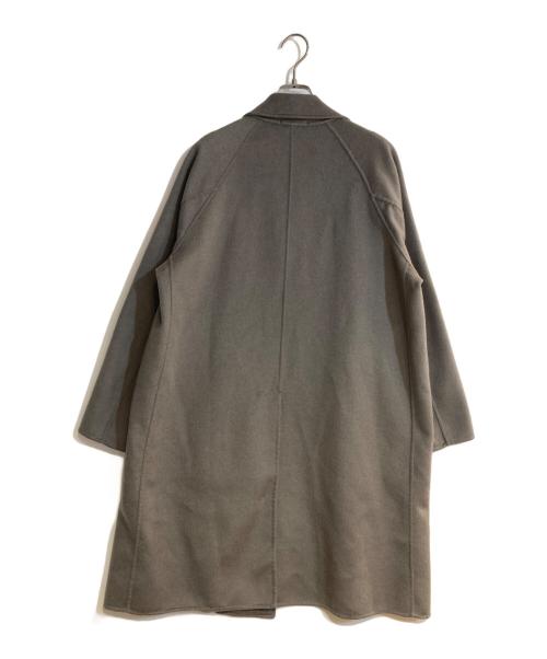 BEAUTY&YOUTH UNITED ARROWS（ビューティーアンドユースユナイテッドアローズ）BEAUTY&YOUTH UNITED ARROWS (ビューティーアンドユースユナイテッドアローズ) ショートビーバーフィニッシュ リバーメルトン バルカラー コート グレー サイズ:Sの古着・服飾アイテム