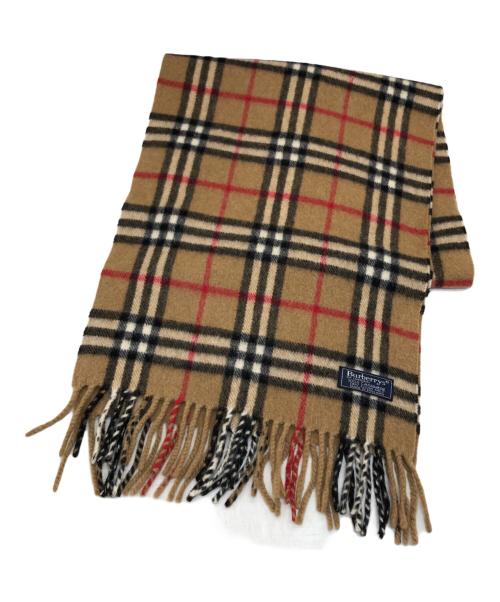 Burberry's（バーバリー）Burberry's (バーバリーズ) ノヴァチェックカシミヤマフラー ブラウンの古着・服飾アイテム