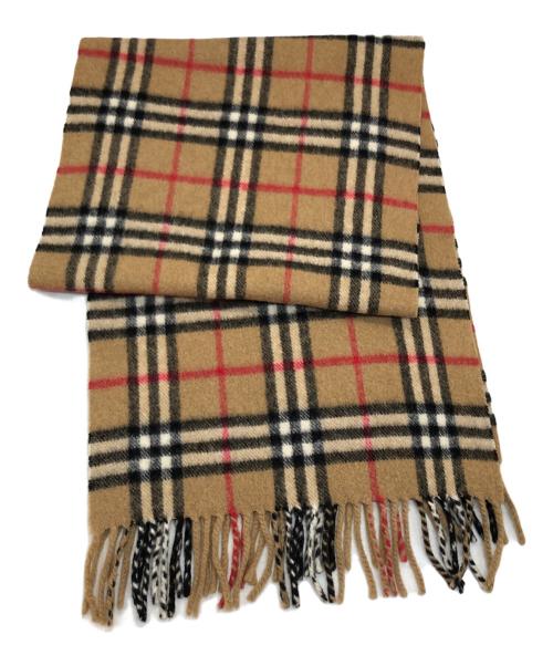 Burberry's（バーバリー）Burberry's (バーバリーズ) ノヴァチェックカシミヤマフラー ブラウンの古着・服飾アイテム