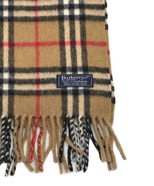 Burberry's（バーバリー）Burberry's (バーバリーズ) ノヴァチェックカシミヤマフラー ブラウンの古着・服飾アイテム