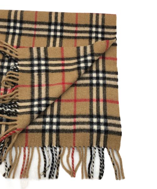 Burberry's（バーバリー）Burberry's (バーバリーズ) ノヴァチェックカシミヤマフラー ブラウンの古着・服飾アイテム