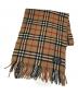 Burberry's（バーバリーズ）の古着「ノヴァチェックカシミヤマフラー」｜ブラウン