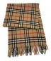 Burberry's (バーバリーズ) ノヴァチェックカシミヤマフラー ブラウン：10000円