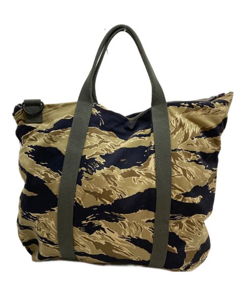 THE REAL McCOY'S（ザ・リアルマッコイズ）THE REAL McCOY'S (ザ・リアルマッコイズ) TIGER CAMOUFLAGE HELMET BAG ブラウンの古着・服飾アイテム