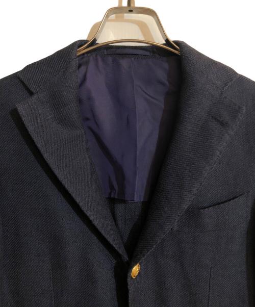 Brilla per il gusto（ブリッラ ペル イルグースト）Brilla per il gusto (ブリッラ ペル イルグースト) CANONICO ミックス 3ボタン ブレザー ネイビー サイズ:42の古着・服飾アイテム