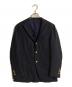 Brilla per il gusto（ブリッラ ペル イルグースト）の古着「CANONICO ミックス 3ボタン ブレザー」｜ネイビー