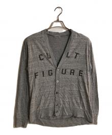 UNDERCOVER（アンダーカバー）の古着「12SS CULT FIGURE プリントカーディガン」｜グレー