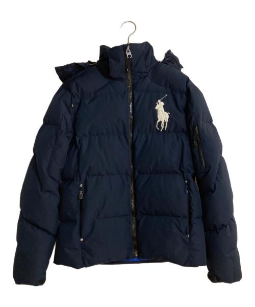 POLO RALPH LAUREN（ポロ・ラルフローレン）POLO RALPH LAUREN (ポロ・ラルフローレン) ビッグポニー 2way ダウンジャケット ネイビー サイズ:Sの古着・服飾アイテム