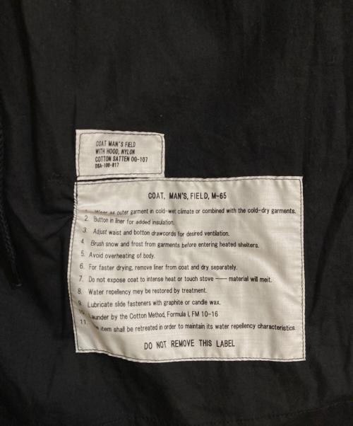 waiper（ワイパー）WAIPER (ワイパー) M-65フィールドミリタリージャケット 1stモデル ブラック サイズ:Ｌの古着・服飾アイテム