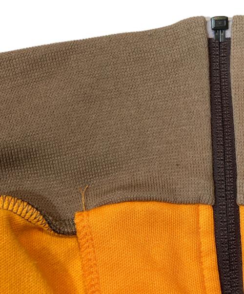 adidas（アディダス）adidas (アディダス) クレイジーパターントラックジャケット ブラウン サイズ:2XOの古着・服飾アイテム