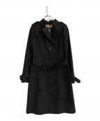 BURBERRY LONDONバーバリーロンドン）の古着「ノバチェックライニングシングルトレンチコート」｜ネイビー