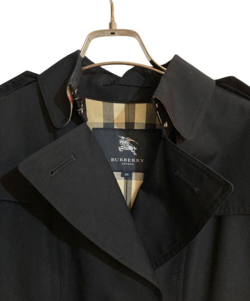 BURBERRY LONDON（バーバリーロンドン）BURBERRY LONDON (バーバリーロンドン) ノバチェックライニングシングルトレンチコート ネイビー サイズ:38の古着・服飾アイテム