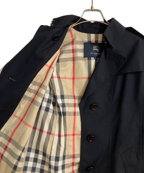 BURBERRY LONDON（バーバリーロンドン）BURBERRY LONDON (バーバリーロンドン) ノバチェックライニングシングルトレンチコート ネイビー サイズ:38の古着・服飾アイテム