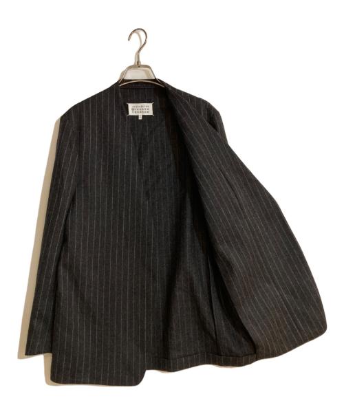 Maison Margiela（メゾンマルジェラ）Maison Margiela (メゾンマルジェラ) ウールノーカラージャケット グレー サイズ:44の古着・服飾アイテム
