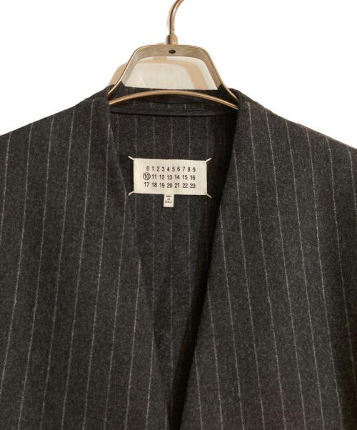 Maison Margiela（メゾンマルジェラ）Maison Margiela (メゾンマルジェラ) ウールノーカラージャケット グレー サイズ:44の古着・服飾アイテム