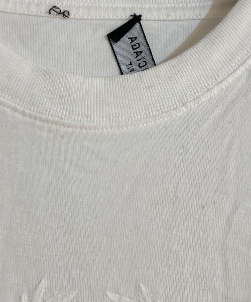 BALENCIAGA（バレンシアガ）BALENCIAGA (バレンシアガ) GITD LION'S LAUREL BOXY Tシャツ ホワイト サイズ:Sの古着・服飾アイテム