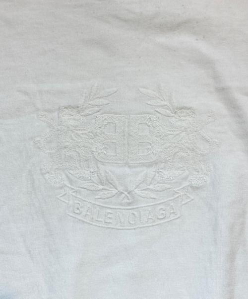 BALENCIAGA（バレンシアガ）BALENCIAGA (バレンシアガ) GITD LION'S LAUREL BOXY Tシャツ ホワイト サイズ:Sの古着・服飾アイテム