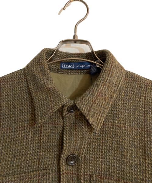 POLO RALPH LAUREN（ポロ・ラルフローレン）POLO RALPH LAUREN (ポロ・ラルフローレン) ティックウィーブ Harris Tweed ジャケット ベージュ サイズ:S 未使用品の古着・服飾アイテム