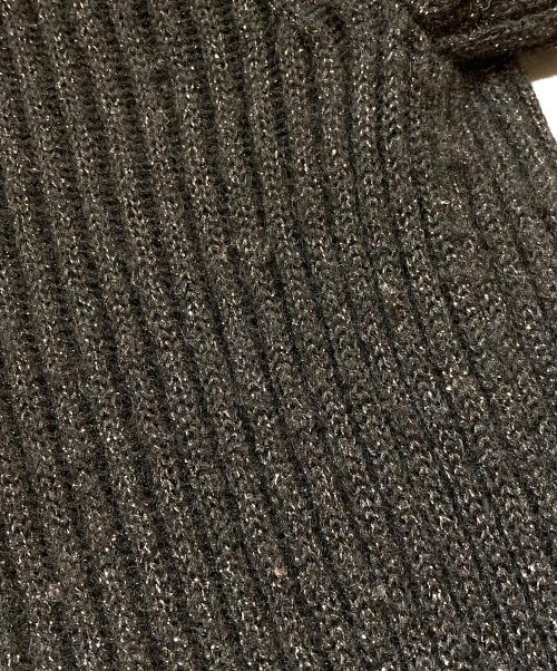 Yves Saint Laurent（イヴサンローラン）Yves Saint Laurent (イヴサンローラン) ショールカラーロングカーディガン ブラック サイズ:Mの古着・服飾アイテム