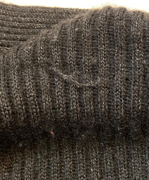 Yves Saint Laurent（イヴサンローラン）Yves Saint Laurent (イヴサンローラン) ショールカラーロングカーディガン ブラック サイズ:Mの古着・服飾アイテム